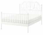 Offwhite bed 180x 200cm 2 persoonsbed, Ophalen, Tweepersoons, Zo goed als nieuw, 180 cm