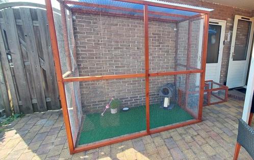 Kattenren + tunnel, Dieren en Toebehoren, Katten-accessoires, Zo goed als nieuw, Ophalen