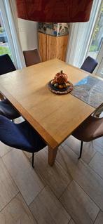 Eettafel vierkant 150x150, Huis en Inrichting, Tafels | Eettafels, Ophalen, Gebruikt, Rechthoekig