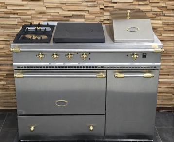 🔥Luxe Fornuis Lacanche 110cm rvs & messing Coupe de Fue beschikbaar voor biedingen