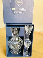 Prachtig oud bohemia christal borrelsetje, Antiek en Kunst, Antiek | Glas en Kristal, Ophalen of Verzenden