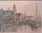 Marius Janssen.1885-1957.Delfshaven Rotterdam., Antiek en Kunst, Ophalen of Verzenden