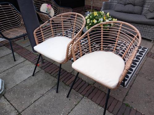 2 x tuinstoel Donna met kussen, Tuin en Terras, Tuinstoelen, Zo goed als nieuw, Ophalen