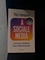 Asociale media - thijs launspach, Ophalen of Verzenden, Nieuw, Sociale psychologie