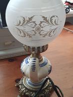 schemer lamp delfts  blauw, Ophalen of Verzenden, Zo goed als nieuw, Glas, Minder dan 50 cm