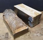 1019 vintage glazen onderzetters in doos coasters vintage, Antiek en Kunst, Verzenden