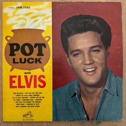 Elvis LP - Pot Luck With Elvis - USA 1962, Cd's en Dvd's, Vinyl | Rock, Gebruikt, Rock-'n-Roll, 12 inch, Ophalen of Verzenden