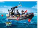 PLAYMOBIL SIE-rubberboot - 9362 + parachute, Kinderen en Baby's, Speelgoed | Playmobil, Complete set, Gebruikt, Ophalen of Verzenden