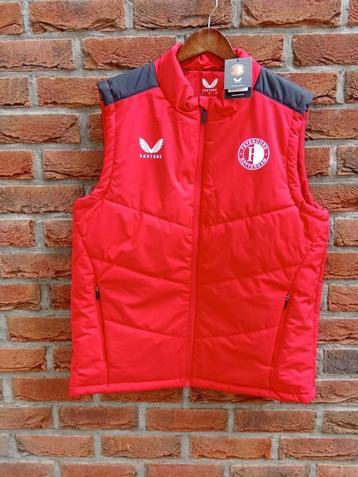 Feyenoord rode heren bodywarmer maat L beschikbaar voor biedingen