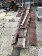 Beschoeiing hardhouten planken. Prijs per meter 4,50euro, 250 cm of meer, Gebruikt, Ophalen of Verzenden, Hardhout