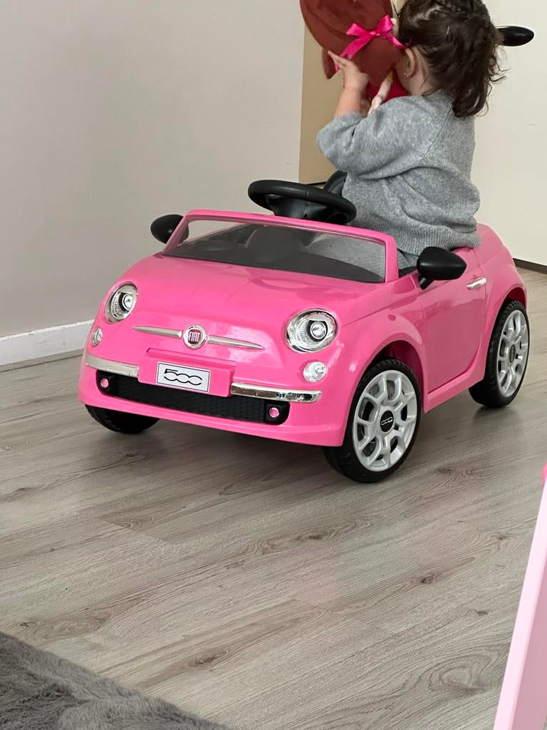 Roze Fiat 500 loopauto - bijna nieuw!, Ophalen, Zo goed als nieuw