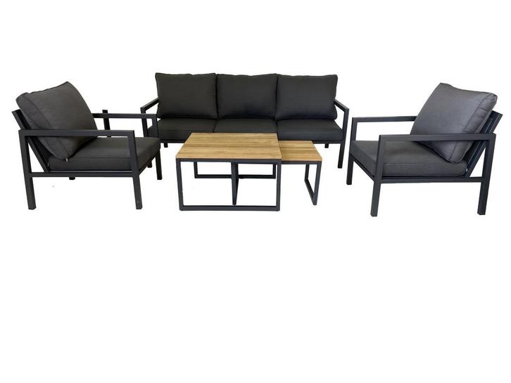 Mondial living loungeset PALAZZO Big SALE  €2200,00, Tuin en Terras, Tuinsets en Loungesets, Nieuw, Loungeset, Aluminium, 5 zitplaatsen