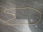 14 k gouden balletjes ketting 23 gram 65 cm, Sieraden, Tassen en Uiterlijk, Kettingen, Ophalen of Verzenden, Nieuw, Goud, Goud