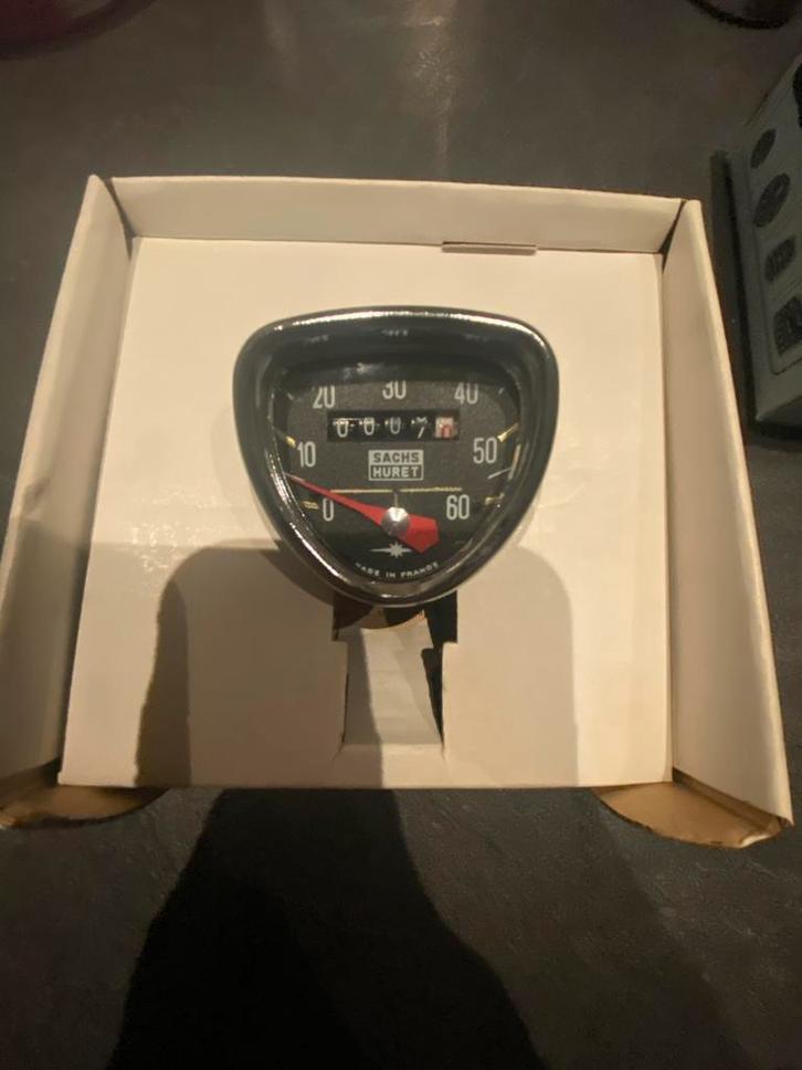 Huret kilometerteller Solex - Zo goed als nieuw!, Fietsen en Brommers, Fietsonderdelen, Zo goed als nieuw, Oldtimer, Overige typen