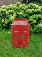 Antiek rode koffieton, Ophalen