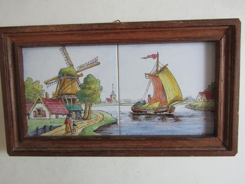 een leuk tegeltableautje van westraven, Antiek en Kunst, Antiek | Wandborden en Tegels, Ophalen of Verzenden
