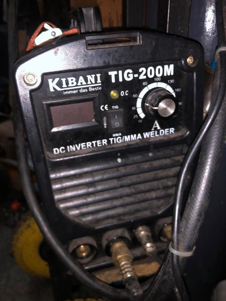 Kibani tig 200m lasapparaat, Doe-het-zelf en Verbouw, Gereedschap | Lasapparaten, Tig, 150 tot 250 ampère, Ophalen