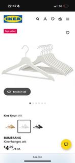 Te koop partij kledinghangers Ikea, Huis en Inrichting, Kasten | Kledingkasten, Ophalen of Verzenden, Zo goed als nieuw, 25 tot 50 cm