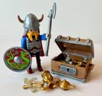 5371 Playmobil Viking met schat schatkist goud, Ophalen of Verzenden, Gebruikt, Complete set