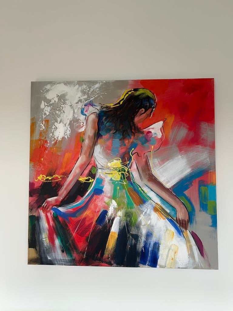 Schilderij 1x1 m, Ophalen
