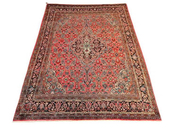 Handmade Persian wool Hamadan Husseinabad carpet 272x355cm, Huis en Inrichting, Stoffering | Tapijten en Kleden, Zo goed als nieuw