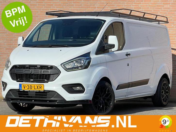 Ford Transit Custom 2.0TDCI 130PK Lang / Carplay / Camera /, Auto's, Bestelauto's, Bedrijf, Te koop, ABS, Achteruitrijcamera, Airconditioning