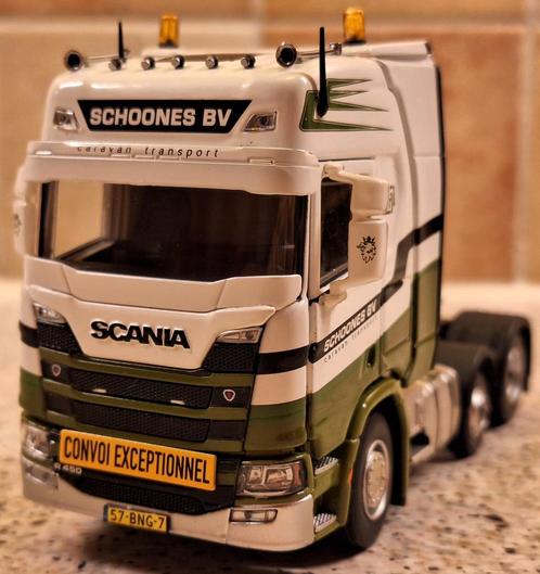SCANIA R450 trekker "Schoones B.V.", Hobby en Vrije tijd, Modelauto's | 1:50, Nieuw, Bus of Vrachtwagen, Overige merken, Verzenden