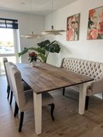 Eetkamerset: Bankje & 3 Stoelen, Huis en Inrichting, Ophalen, Gebruikt, Drie, Riviera Maison