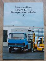1982 Mercedes LP Engelstalige vrachtwagen folder, Ophalen of Verzenden, Zo goed als nieuw, Mercedes