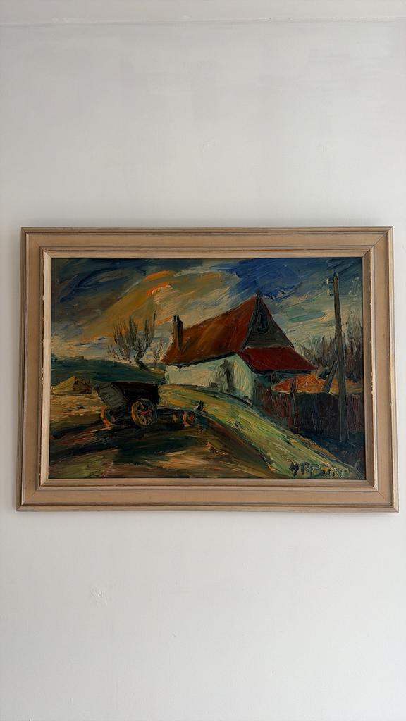 Klassiek olieverfschilderij landschap, Ophalen of Verzenden