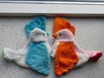 Knuffeldoek vogel vogeltje merk Happy Horse roze en blauw, Ophalen of Verzenden, Zo goed als nieuw, Overige typen