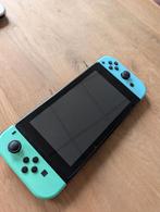 Nintendo Switch Animal Crossing editie incl Hogwarts Legacy, Ophalen, Zo goed als nieuw, Met 1 controller, Switch Original