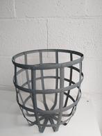 Metalen mand voor haardhout, Huis en Inrichting, Woonaccessoires | Schalen en Manden, Ophalen, Overige materialen, Gebruikt, Mand