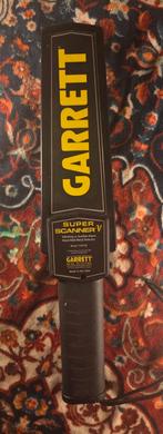Garrett Super Scanner V Metaaldetector - Handscanner, Hobby en Vrije tijd, Metaaldetectors, Garrett, Ophalen of Verzenden, Zo goed als nieuw