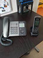gebruikte goede voip telefoon KX-TGP550 met handset KX-TPA50, Gebruikt, Ophalen of Verzenden, Telefoon