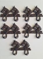 kapstok / wandhaken paarden van gietijzer, Huis en Inrichting, Wandkapstok, Verzenden, Nieuw, Minder dan 100 cm