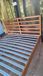Ikea Tarva bedframe 140x200cm, Huis en Inrichting, Slaapkamer | Bedden, Ophalen, Bruin, Tweepersoons, 140 cm