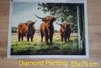 Diamond Painting Hooglander met 2x kussenhoezen, Ophalen, Nieuw