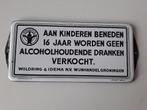 geëmailleerd bord Woldring & Idema N.V. Wijnhandel Groningen, Ophalen of Verzenden, Gebruikt, Reclamebord