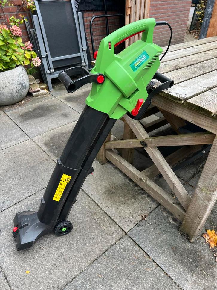 Florabest Bladblazer & Bladzuiger, Tuin en Terras, Bladblazers, Gebruikt, Handgedragen, Elektrisch, Met opvangzak, Ophalen