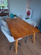 Eethoek 200 cm 4  stoelen, Huis en Inrichting, Ophalen, 50 tot 100 cm, Zo goed als nieuw, Rechthoekig