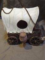 vogelhuisje western huifkar voederhuisje vogel covered wagon, Tuin en Terras, Vogelhuisjes en Vogelbaden, Ophalen of Verzenden