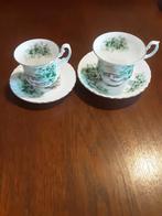 Royal Albert dames en heren kop en schotels Ancestral series, Ophalen of Verzenden