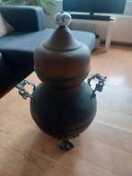 Antieke Koperen Doofpot met Porseleinen Knop, Antiek en Kunst, Antiek | Koper en Brons, Ophalen of Verzenden, Koper