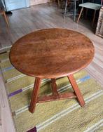 Drentse inklaptafel, Ophalen, Gebruikt, 50 tot 75 cm, Rond