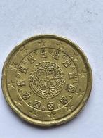 Portugal Euro munten van 20 cent 1 van 2002 en 2006., Ophalen of Verzenden, Portugal, 20 cent, Losse munt