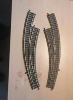 Fleischmann wisselpaar h0 profi rails, Hobby en Vrije tijd, Modeltreinen | H0, Gebruikt, Gelijkstroom, Fleischmann, Rails