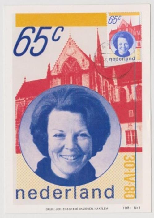 MAXIMUMkaarten uitgave Joh Enschede / Huisman, Postzegels en Munten, Postzegels | Nederland, Gestempeld, Na 1940, Verzenden
