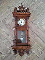 Prachtige goedwerkende zware massief eiken klok Westminster, Ophalen of Verzenden