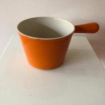 Vintage Le Creuset steelpan 17 cm - Oranje beschikbaar voor biedingen